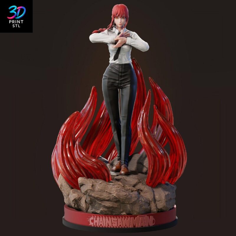 Makima Figure Chainsaw Man | 3D Print File | STL - Image 4