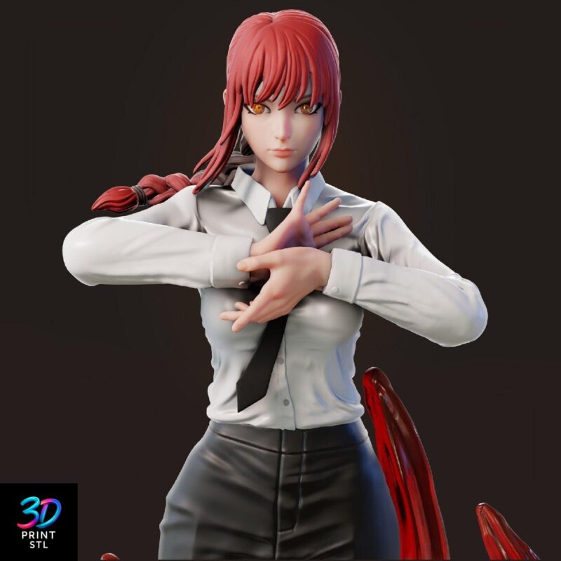 Makima Figure Chainsaw Man | 3D Print File | STL - Image 5