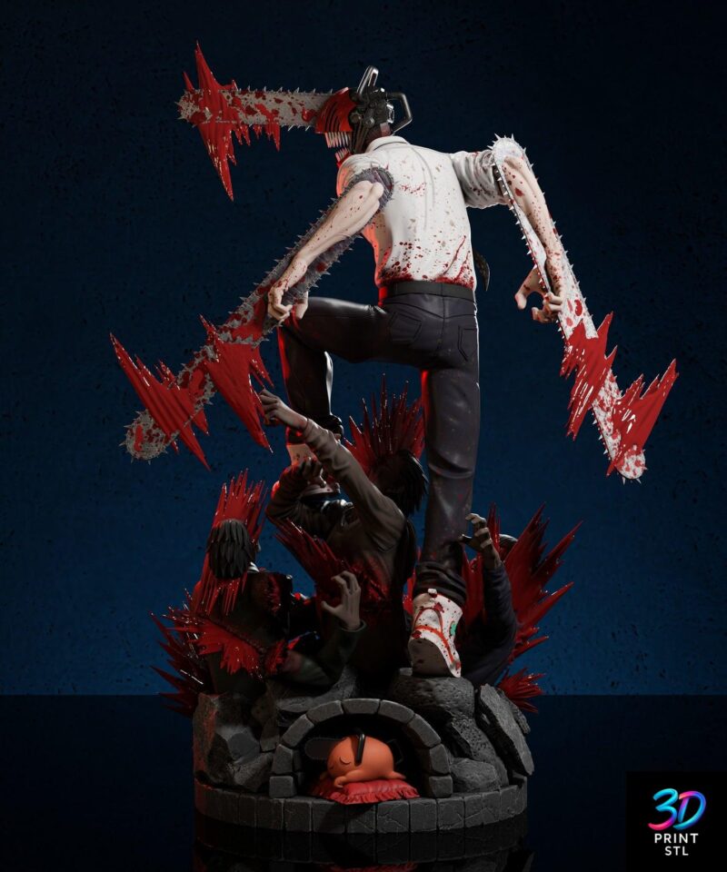 Denji Figure Chainsaw Man | 3D Print Model | STL - Image 3