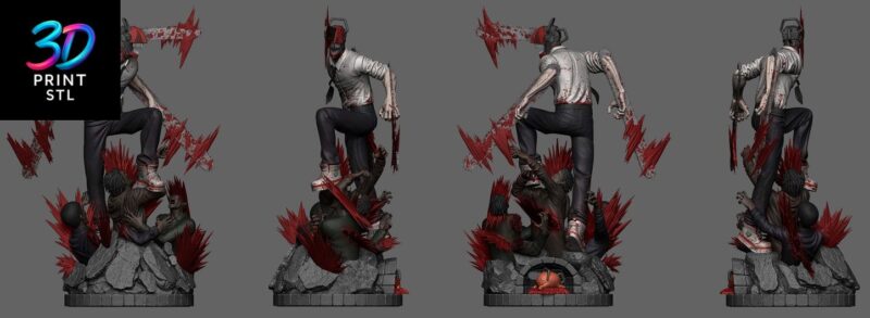 Denji Figure Chainsaw Man | 3D Print Model | STL - Image 6