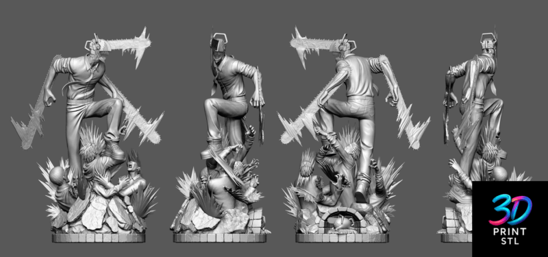 Denji Figure Chainsaw Man | 3D Print Model | STL - Image 7