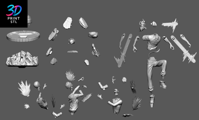 Denji Figure Chainsaw Man | 3D Print Model | STL - Image 8