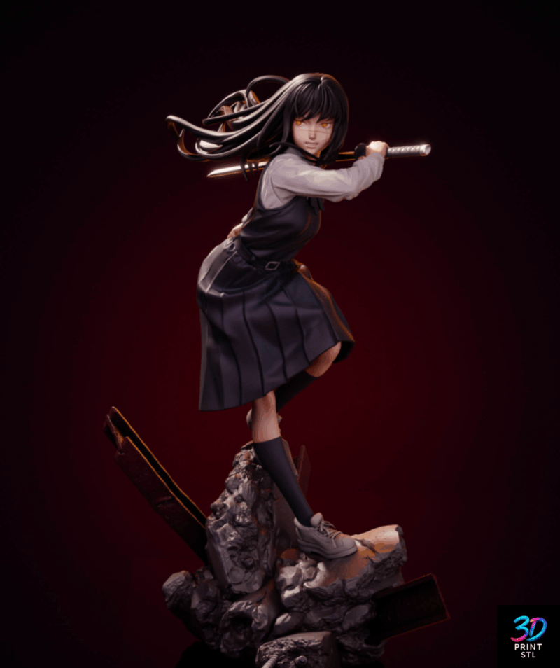 Yoru Asa Figure Chainsaw Man | 3D Print File | STL