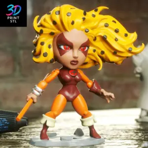 Cheetara Chibi ThunderCats | 3D Print Model | STL