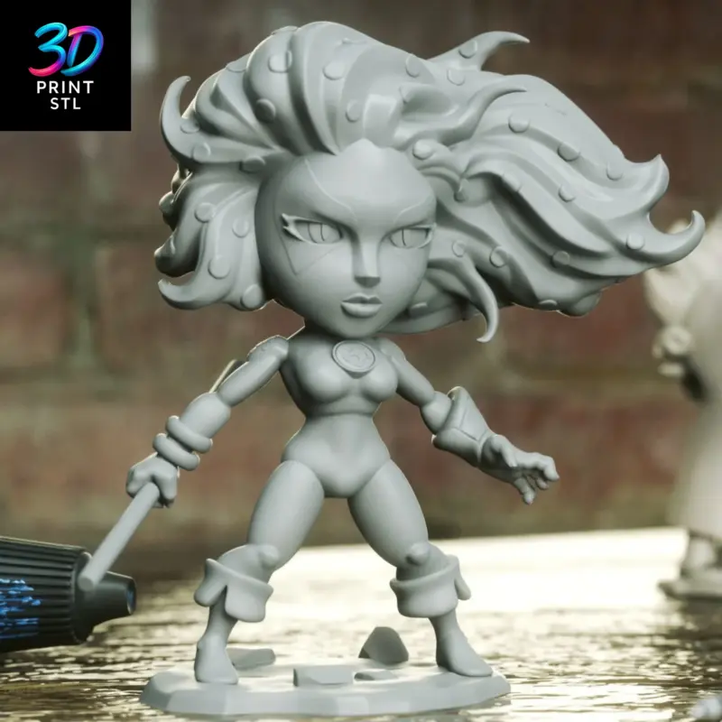 Cheetara Chibi ThunderCats | 3D Print Model | STL - Image 2