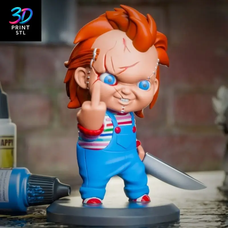 Chucky Chibi Child’s Play | STL for 3D Printers