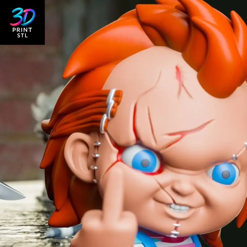 Chucky Chibi Child’s Play | STL for 3D Printers - Image 2