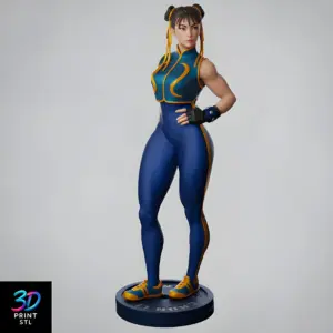 Chun-Li Street Fighter | STL for 3D Printers