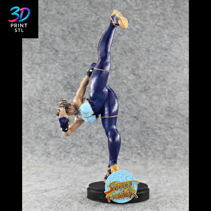 Chun Li Figure Street Fighter | 3D Print Model | STL - Image 2