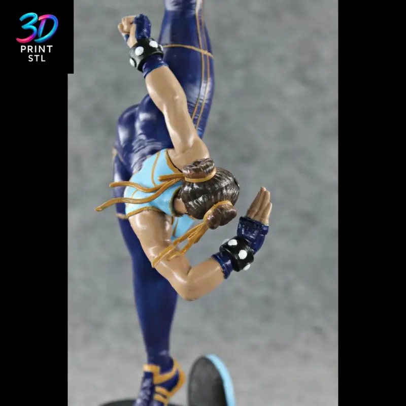 Chun Li Figure Street Fighter | 3D Print Model | STL - Image 6