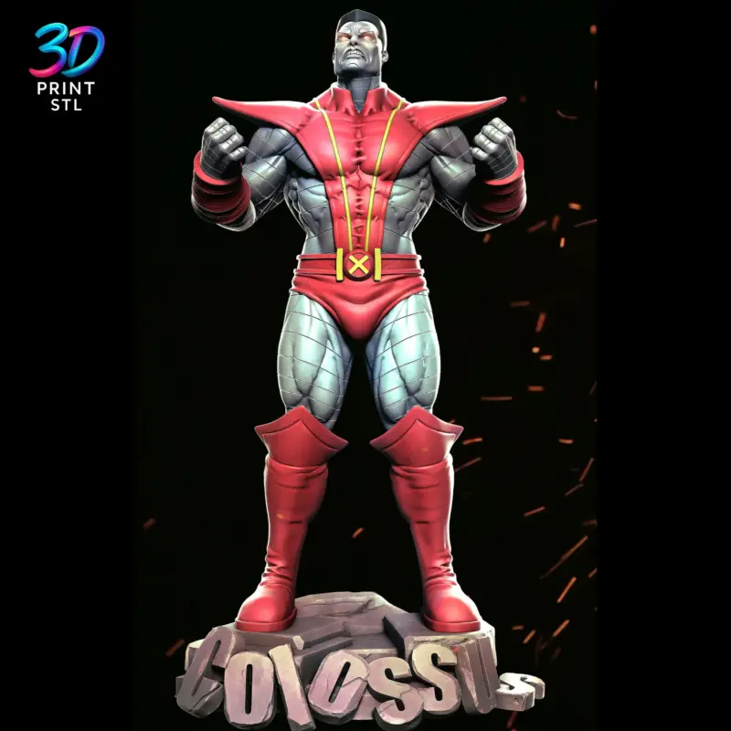 Colossus Figure X-Men | 3D Print Model | STL