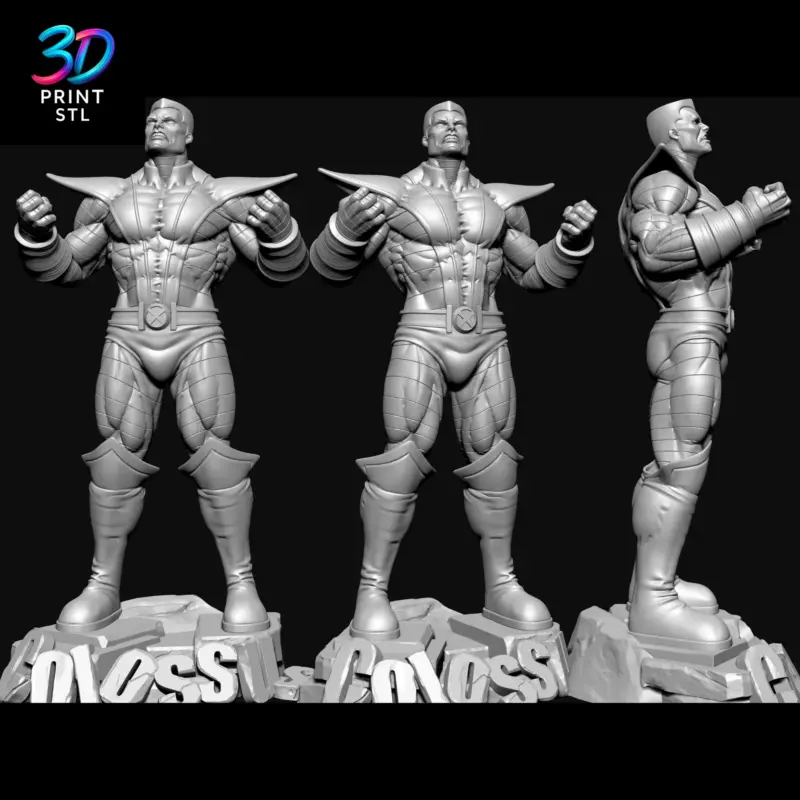 Colossus Figure X-Men | 3D Print Model | STL - Image 4