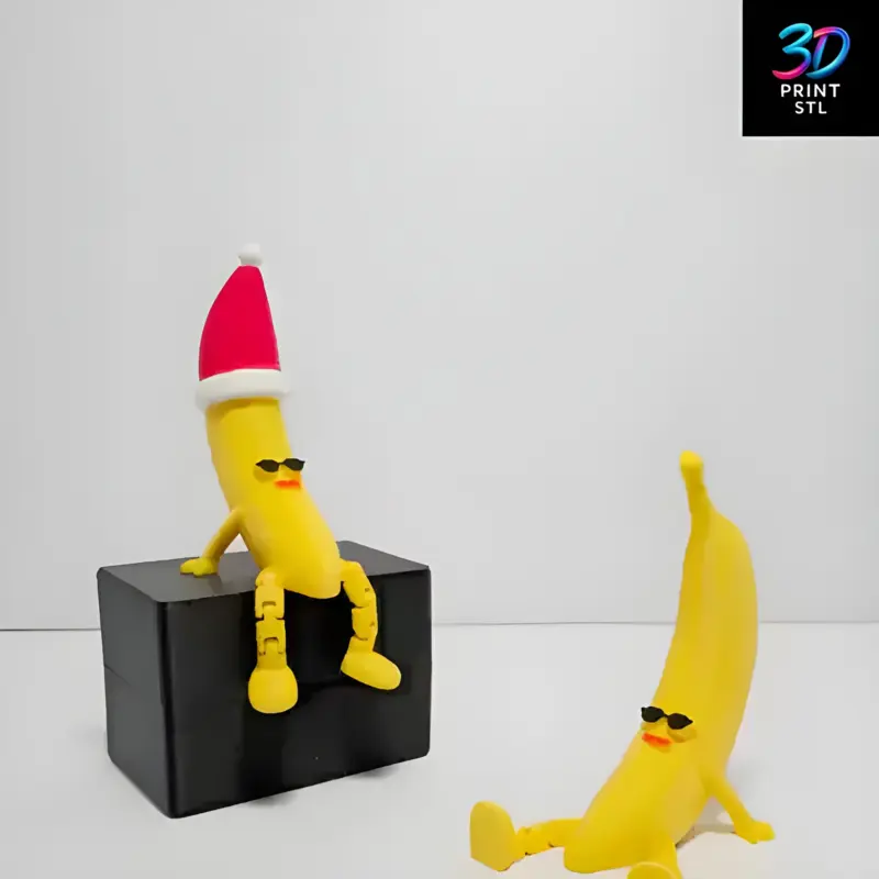 Cool Banana Articulated | STL for 3D Printers