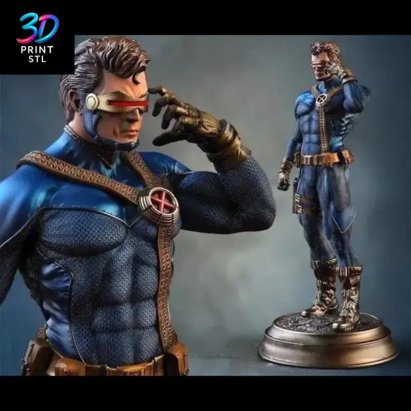 Cyclops Figure X-Men | 3D Print Model | STL