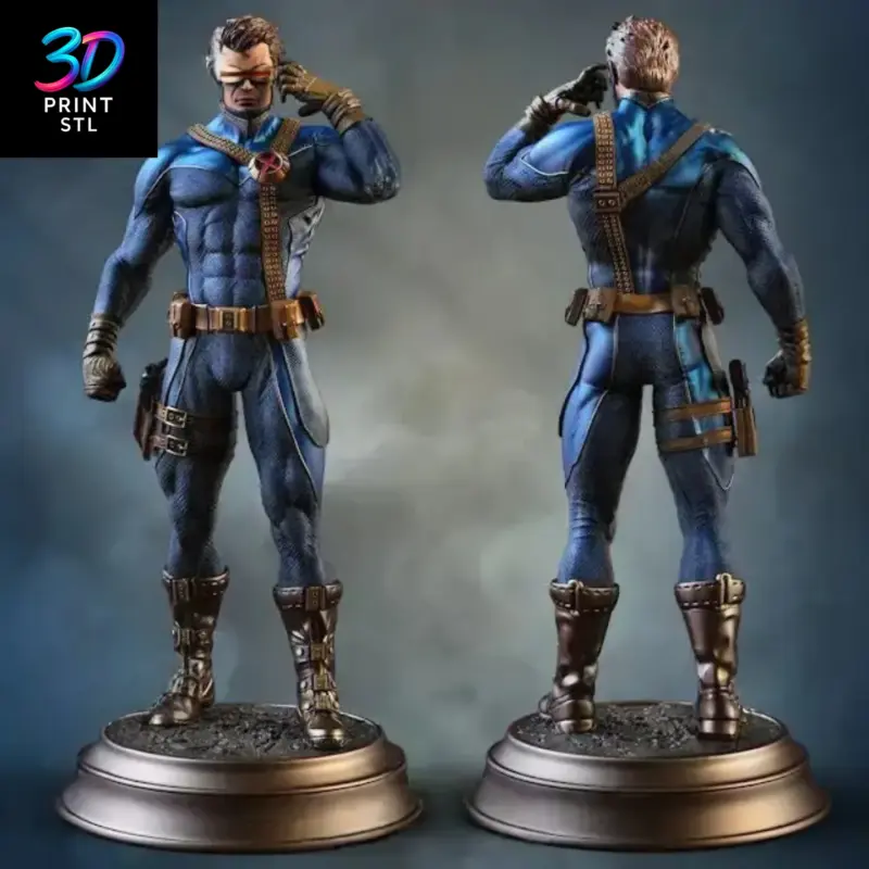 Cyclops Figure X-Men | 3D Print Model | STL - Image 2