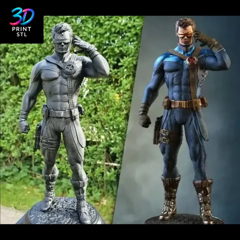 Cyclops Figure X-Men | 3D Print Model | STL - Image 3