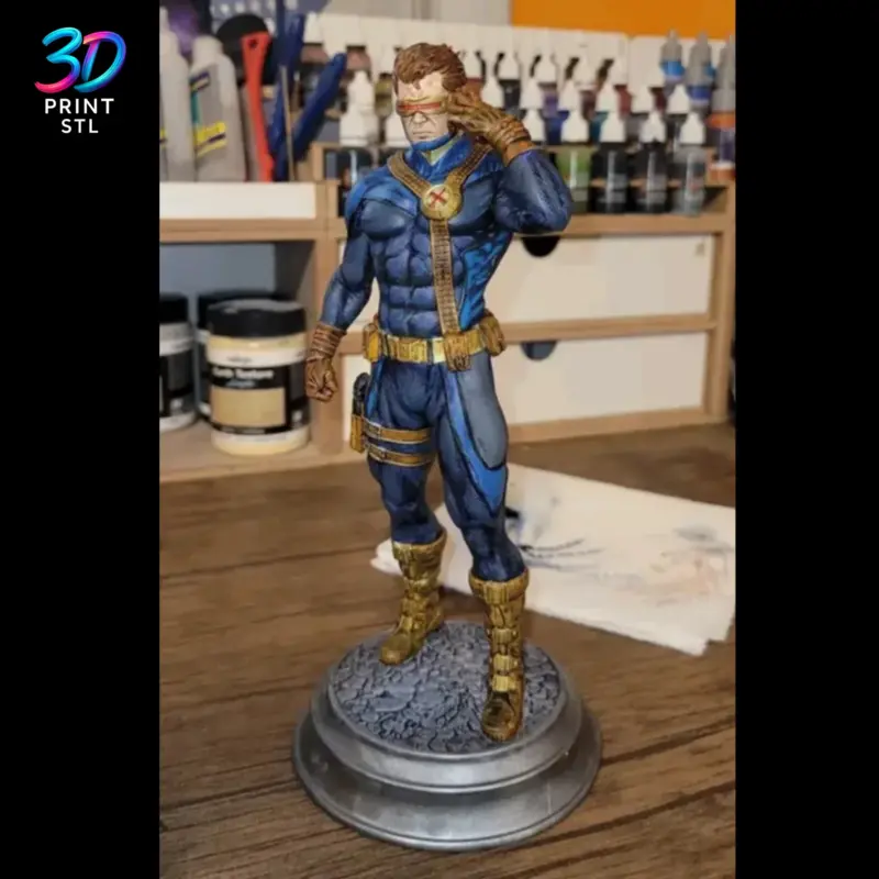 Cyclops Figure X-Men | 3D Print Model | STL - Image 4