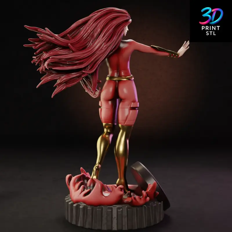 Dark Phoenix X-Men | 3D Print Model | STL - Image 3