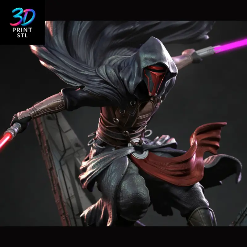 Darth Revan Figure Star Wars | 3D Print Model | STL - Image 2