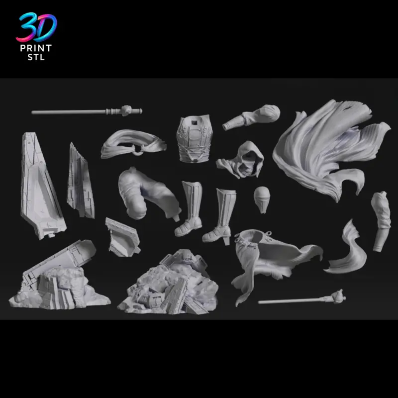 Darth Revan Figure Star Wars | 3D Print Model | STL - Image 7