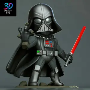 Darth Vader Chibi Star Wars | 3D Print File | STL