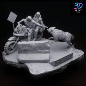Days Gone Diorama | 3D Print File | STL