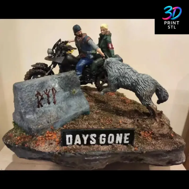 Days Gone Diorama | 3D Print File | STL - Image 8