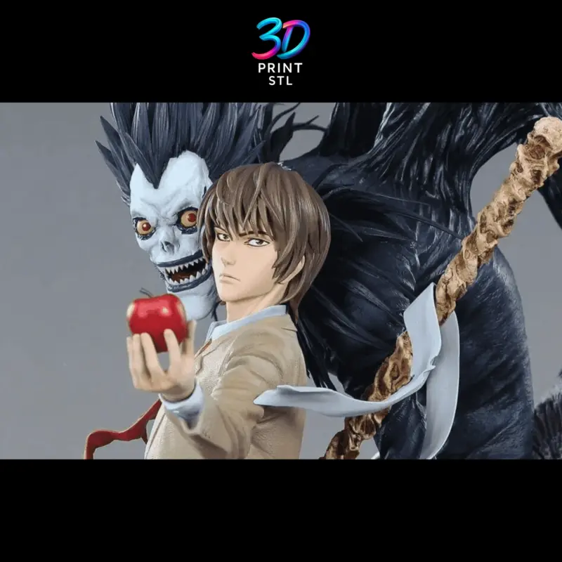 Light Yagami & Ryuk Diorama Death Note | 3D Print File | STL - Image 3
