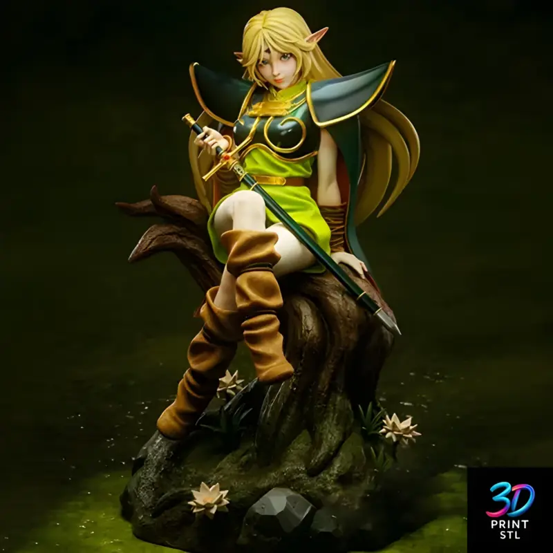 Deedlit Record of Lodoss War | STL for 3D Printers - Image 4