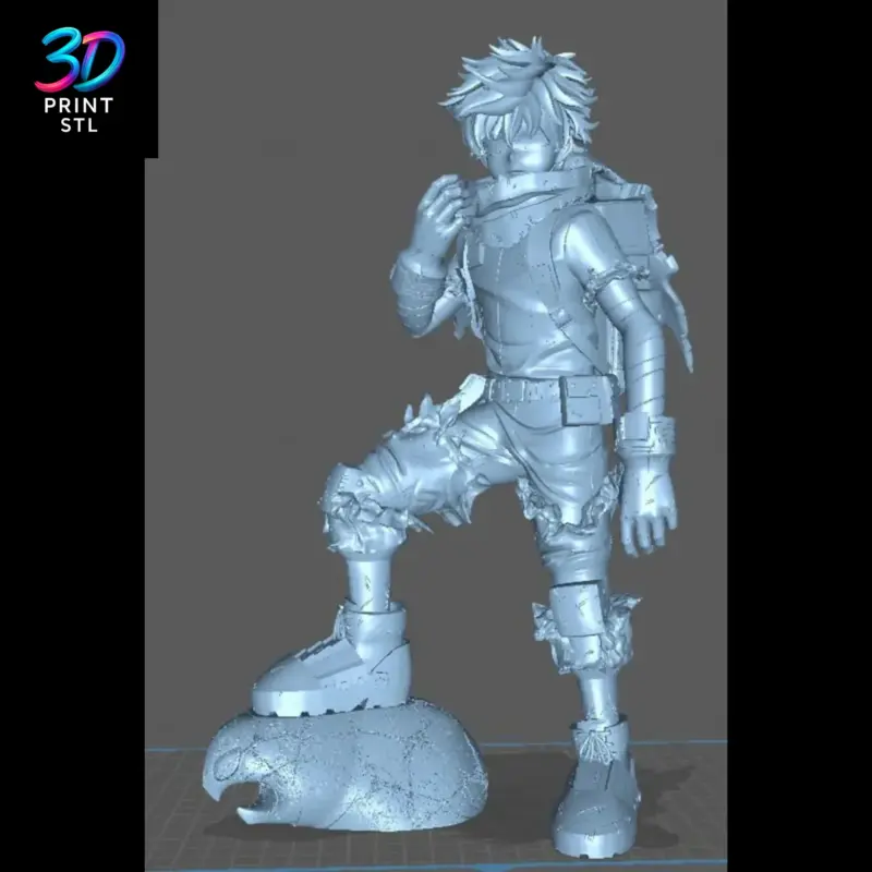 Deku Vigilante Figure My Hero Academia | 3D Print Model | STL - Image 3