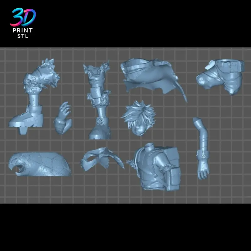 Deku Vigilante Figure My Hero Academia | 3D Print Model | STL - Image 4