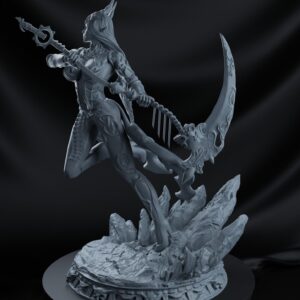 Demon Angel Girl Figure Anime | 3D Print File | STL