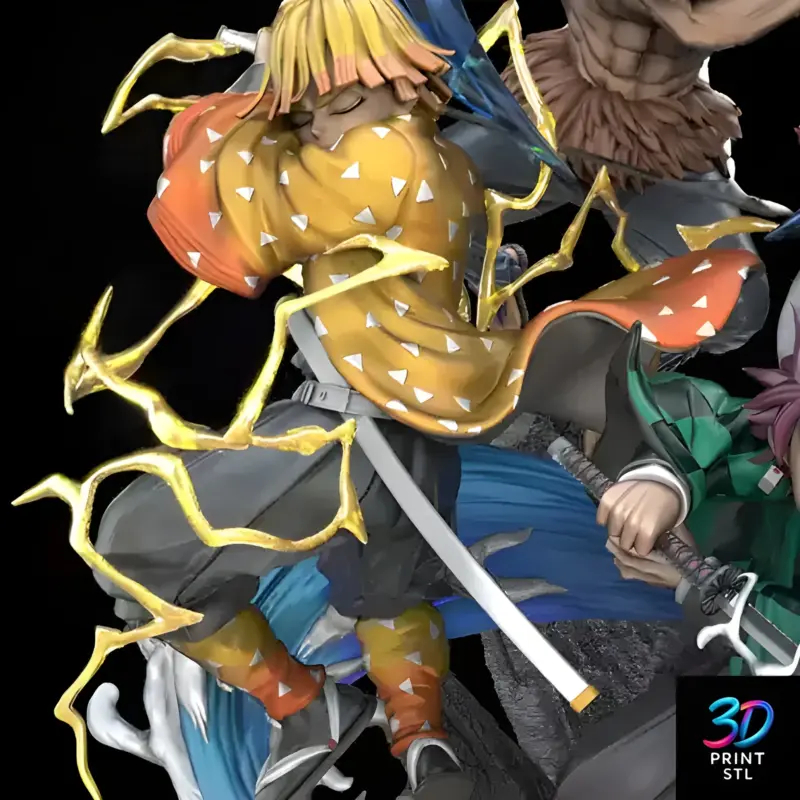 Demon Slayer Diorama Demon Slayer | 3D Print File | STL - Image 2