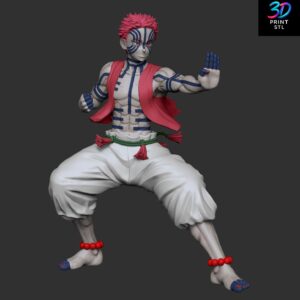 Akaza Upper Moon Three | Demon Slayer STL 3D Model