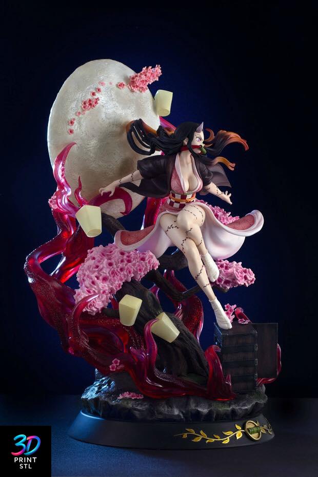 Nezuko Kamado Demon Form – Demon Slayer STL 3D Print Model - Image 2