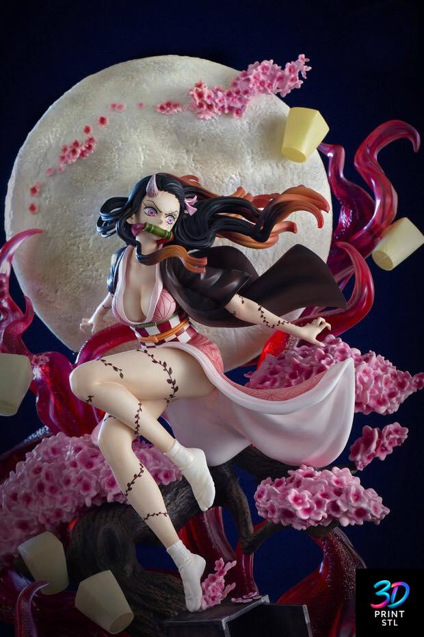 Nezuko Kamado Demon Form – Demon Slayer STL 3D Print Model