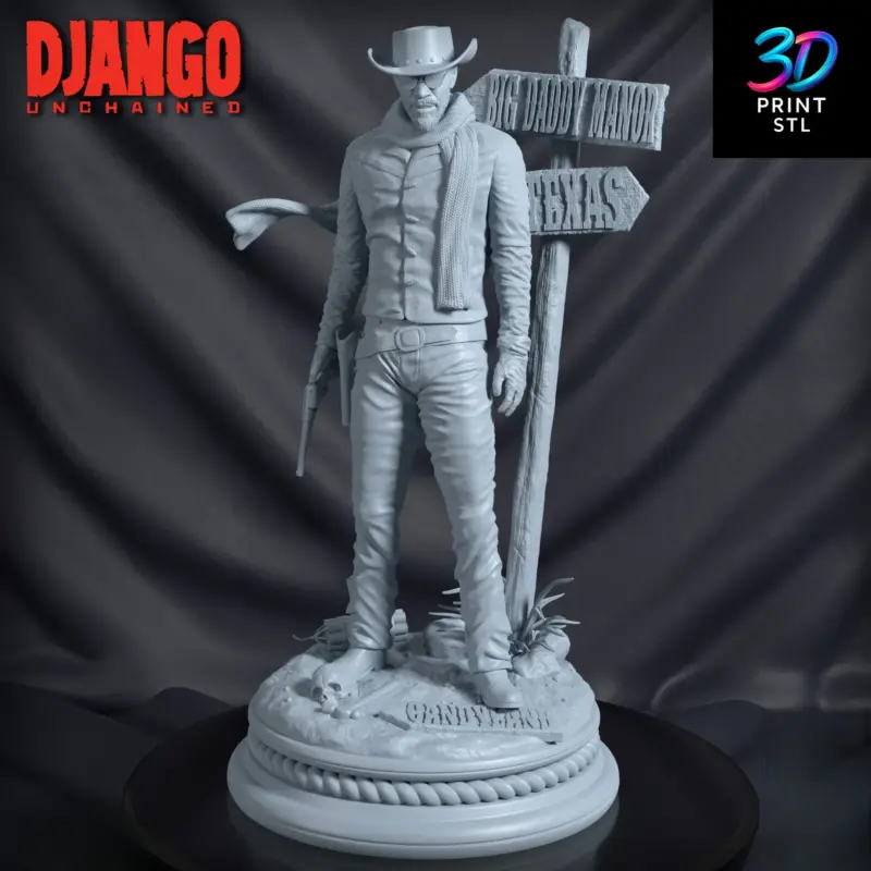 Django Figure Django Unchained | 3D Print Model | STL