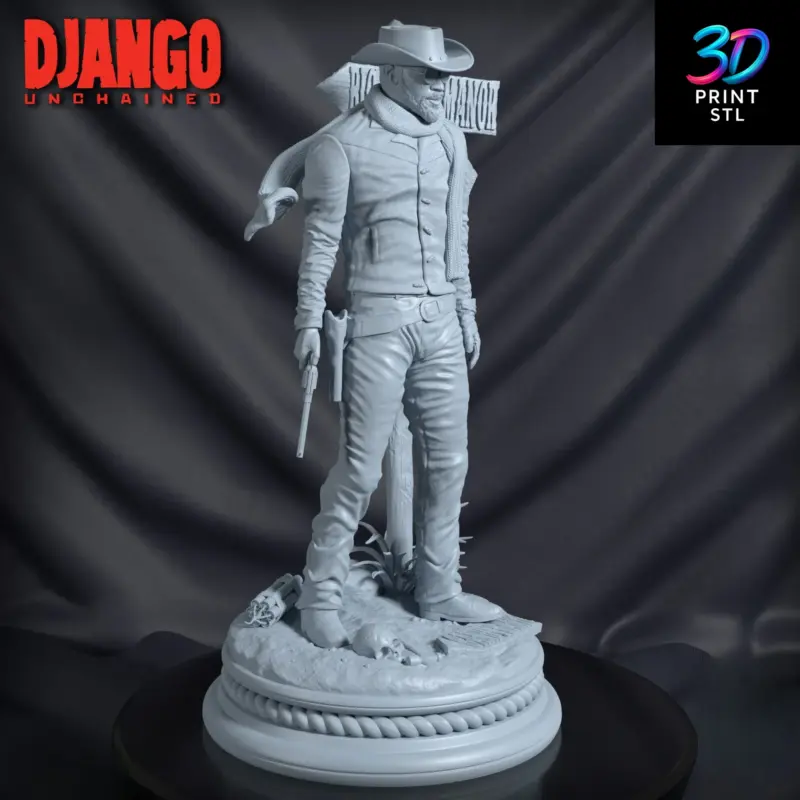 Django Figure Django Unchained | 3D Print Model | STL - Image 2