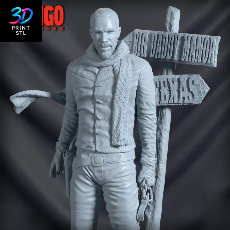 Django Figure Django Unchained | 3D Print Model | STL - Image 5
