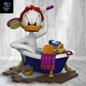 Donald Duck Bath | STL for 3D Printers