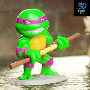 Donatello Chibi Teenage Mutant Ninja Turtles | STL File for 3D Printing