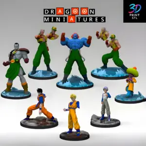 Dragon Ball Miniatures v1 | 3D Print File | STL