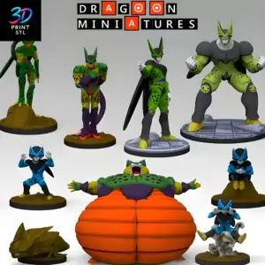 Dragon Ball Miniatures v2 | STL for 3D Printers