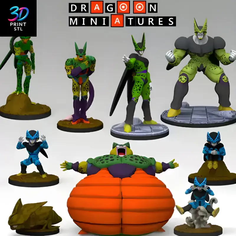 Dragon Ball Miniatures v2 | STL for 3D Printers