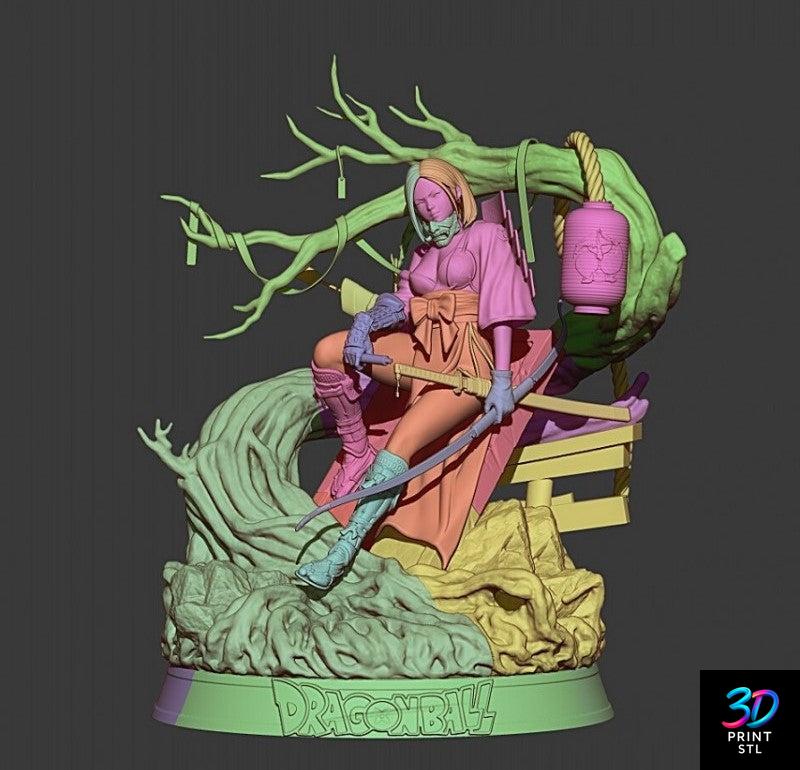 Android 18 Dragon Ball Z | 3D Print File | STL - Image 2