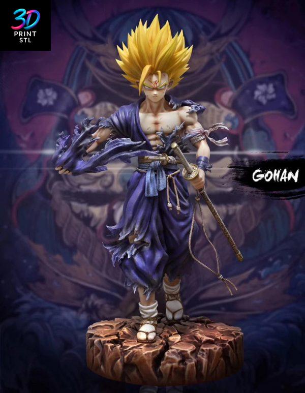 Gohan Samurai Dragon Ball Z | 3D Print File | STL