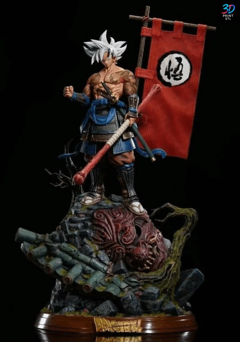 Goku Samurai Dragon Ball Z | STL for 3D Printers - Image 2