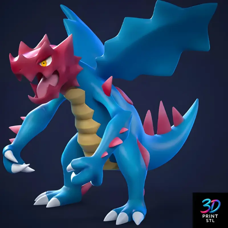 Druddigon | 3D Print File | STL