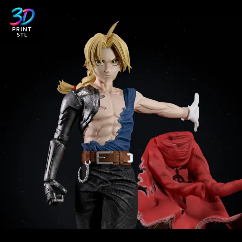 Edward Elric Fullmetal Alchemist | 3D Print Model | STL - Image 3