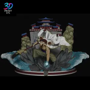 Edward Newgate Diorama One Piece | 3D Print Model | STL